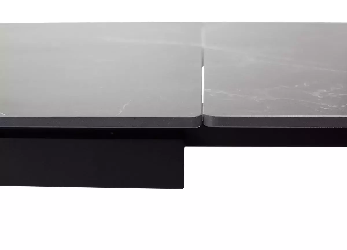 Стол FORIO 160 MATT BLACK MARBLE SOLID CERAMIC / BLACK, DISAUR