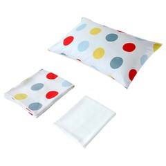 Комплект постельного белья IKEA BRUKSVARA (БРУКСВАРА), Белый с рисунком, 150х200 см