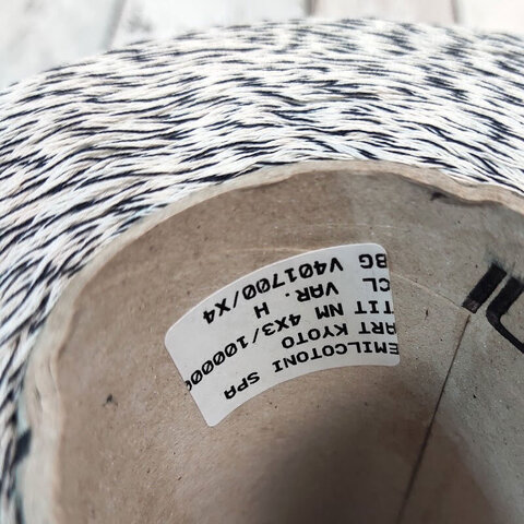 Хлопок 100% EMILCOTONI / KYOTO 825 белый с черным