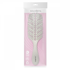 Расческа для волос массажная SOLOMEYA Scalp Massage Bio Hair Brush Natural