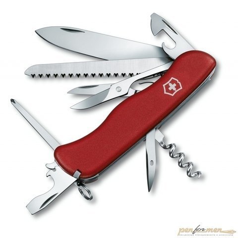 Нож перочинный Victorinox Outrider 111мм с фикс 14 функций красный (0.9023)