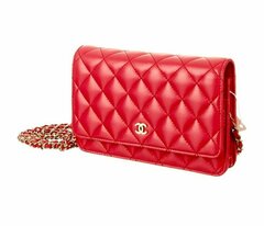 Сумка-кошелек Chanel Wallet On A Chain красный