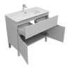Aquanet 303913 Тумба Алвита new 90 напольная 1 ящ., 2 дв. цв.серый (303913)