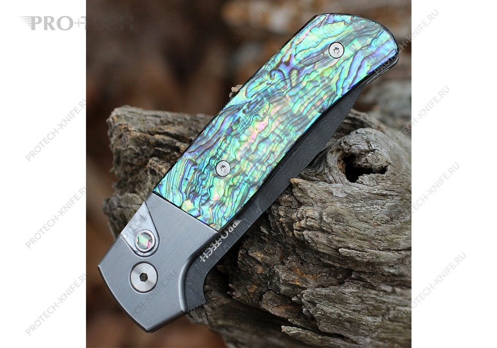 Нож Pro-Tech Terzuola ATCF Custom Abalone Damascus - фотография 