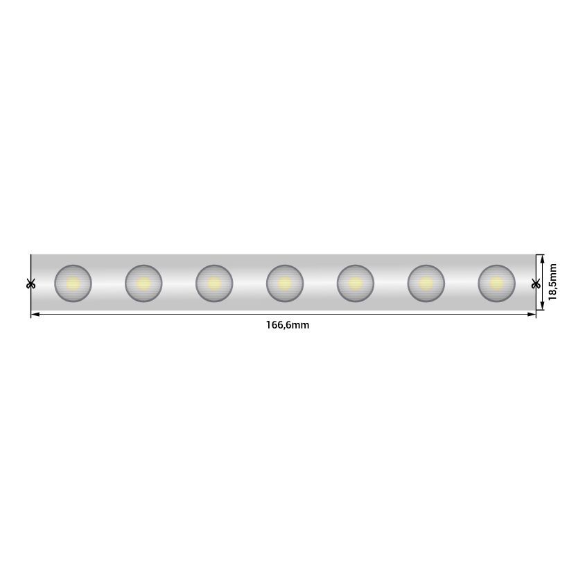 Светодиодная влагозащищенная лента SWG 6,2W/m 42LED/m 5050SMD RGB 5M SWG-242-24-RGB15-67 008253