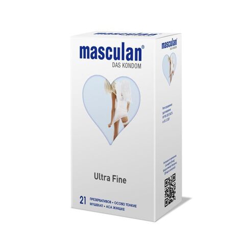 Особо тонкие презервативы Masculan Ultra Fine - 21 шт. - Masculan Masculan Ultra Fine №21