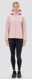 Премиальная куртка для лыж и зимнего бега Nordski Hybrid Warm 2.0 Soft Pink W женская