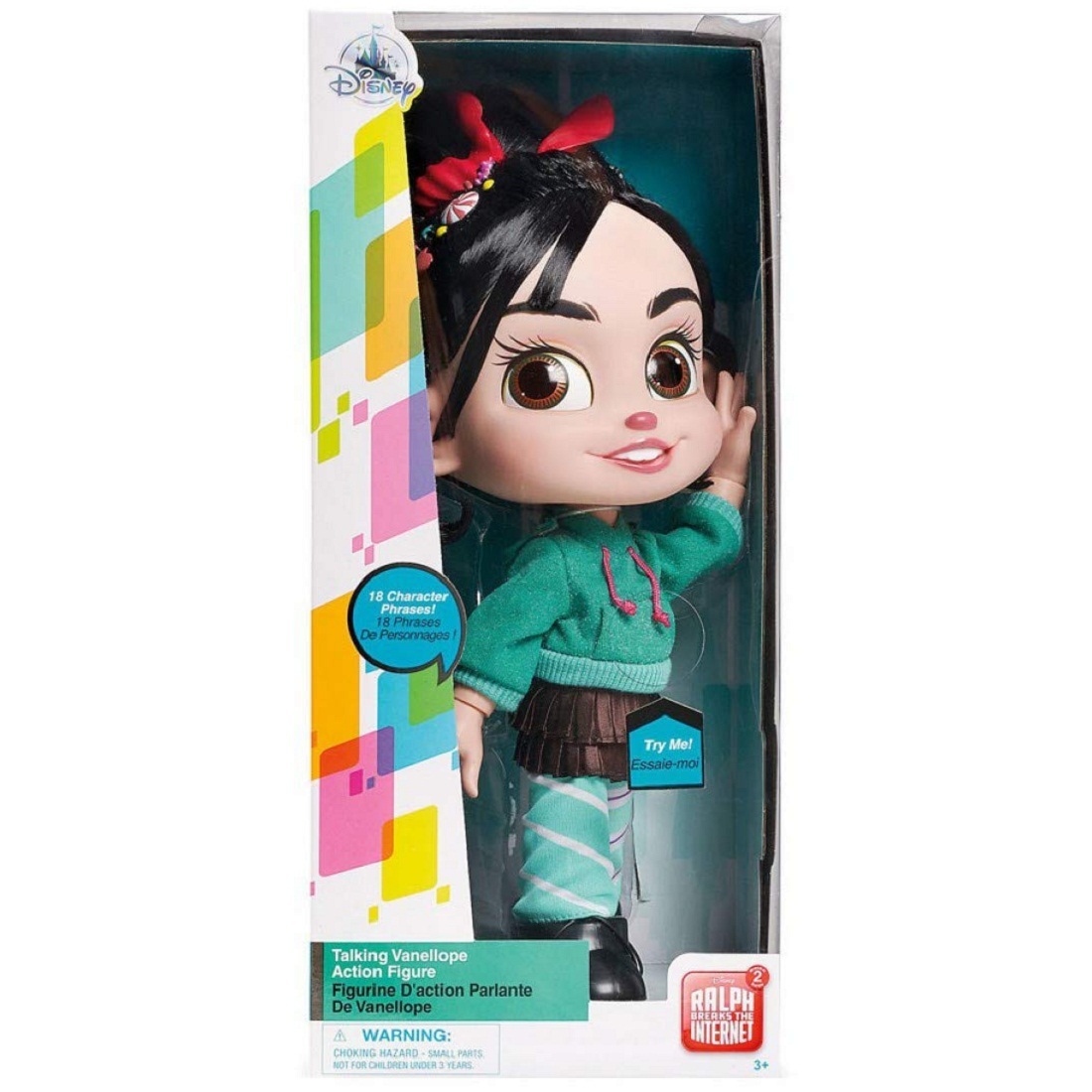 ralph breaks the internet talking vanellope doll