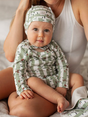 Боди Mjölk Birch Trees с длинным рукавом