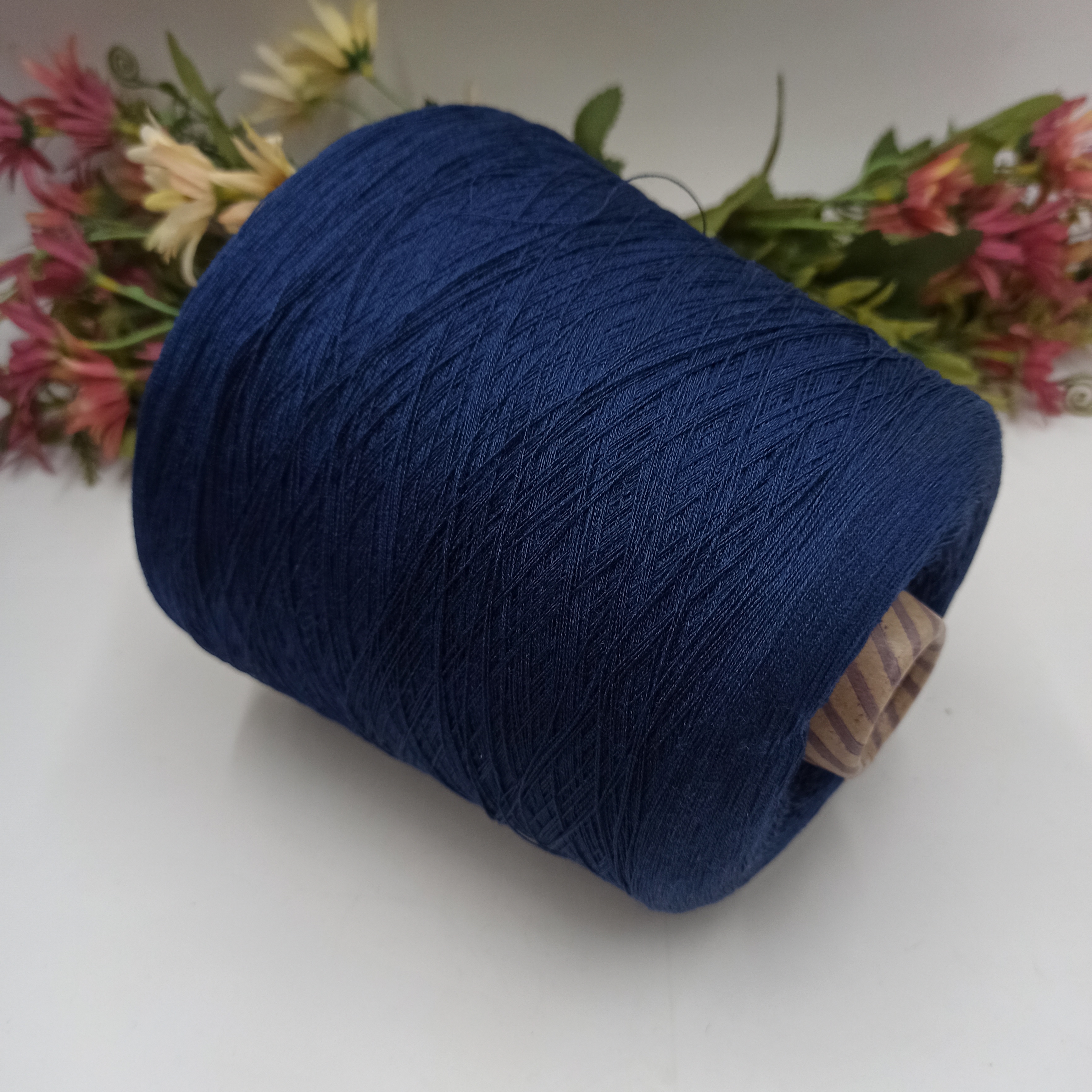 100% шёлк Schappe Tussah FbSilk Bright Blue 3500м/100гр