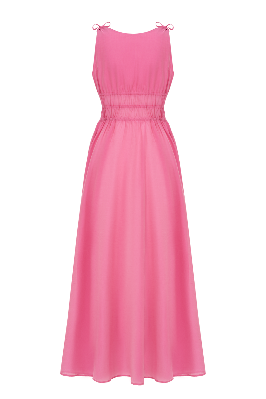 Розовая туника из хлопка