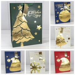 
          Пакет подарочный 33 х 45 х 15 см Набор 5 шт "Новый год" (Микс)