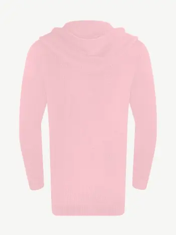 Кардиган с капюшоном из шелка