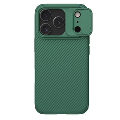 Чехол темно-зеленого цвета (Dark Green) от Nillkin на iPhone 17 Pro, серия CamShield Pro Case