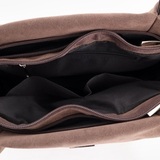 Сумка Саломея 334 эко-замша шоколад