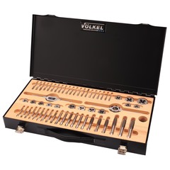 Набор метчиков и плашек M1 -M10 HSS-G 66пр Volkel 48002