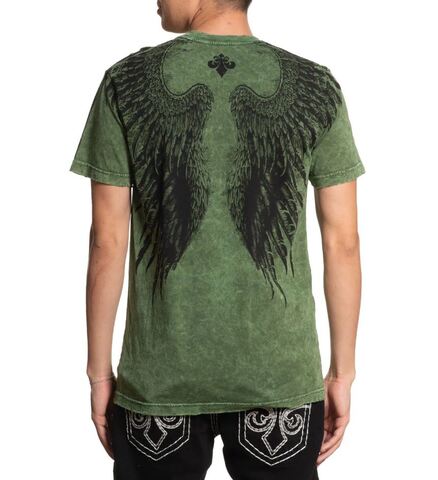 Affliction | Футболка мужская Alpha Strike Tee A27867 сзади