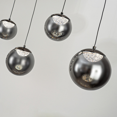 Подвесной светодиодный светильник Modelux ML.2338.6 BK