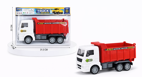 Машинка Инерция Красный Самосвал 24*13см