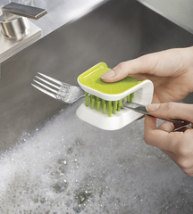 Щетка для столовых приборов и ножей bladebrush, зеленая