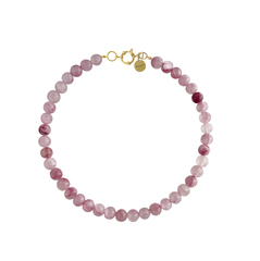 Колье Rose из бусин камня