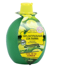 Сок лайма натуральный, 200 мл Италия