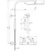 Ideal Standard A7542AA CERATHERM C100 термостатическая душевая система