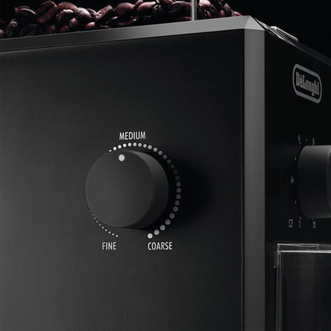 Кофемолка DELONGHI KG 79, 110 Вт, объем 120 г, 12 степеней помола, черная, KG79