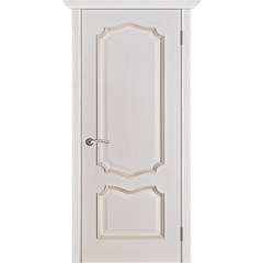 Купить Межкомнатная дверь шпонированная Porte Vista Премьера белая патина тон 17 глухая