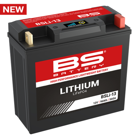 BSLI-13 Аккумулятор BS-Lithium 12В 8 Ач, 96 Wh, 560A 183x79x170, обратная ( -/+ )