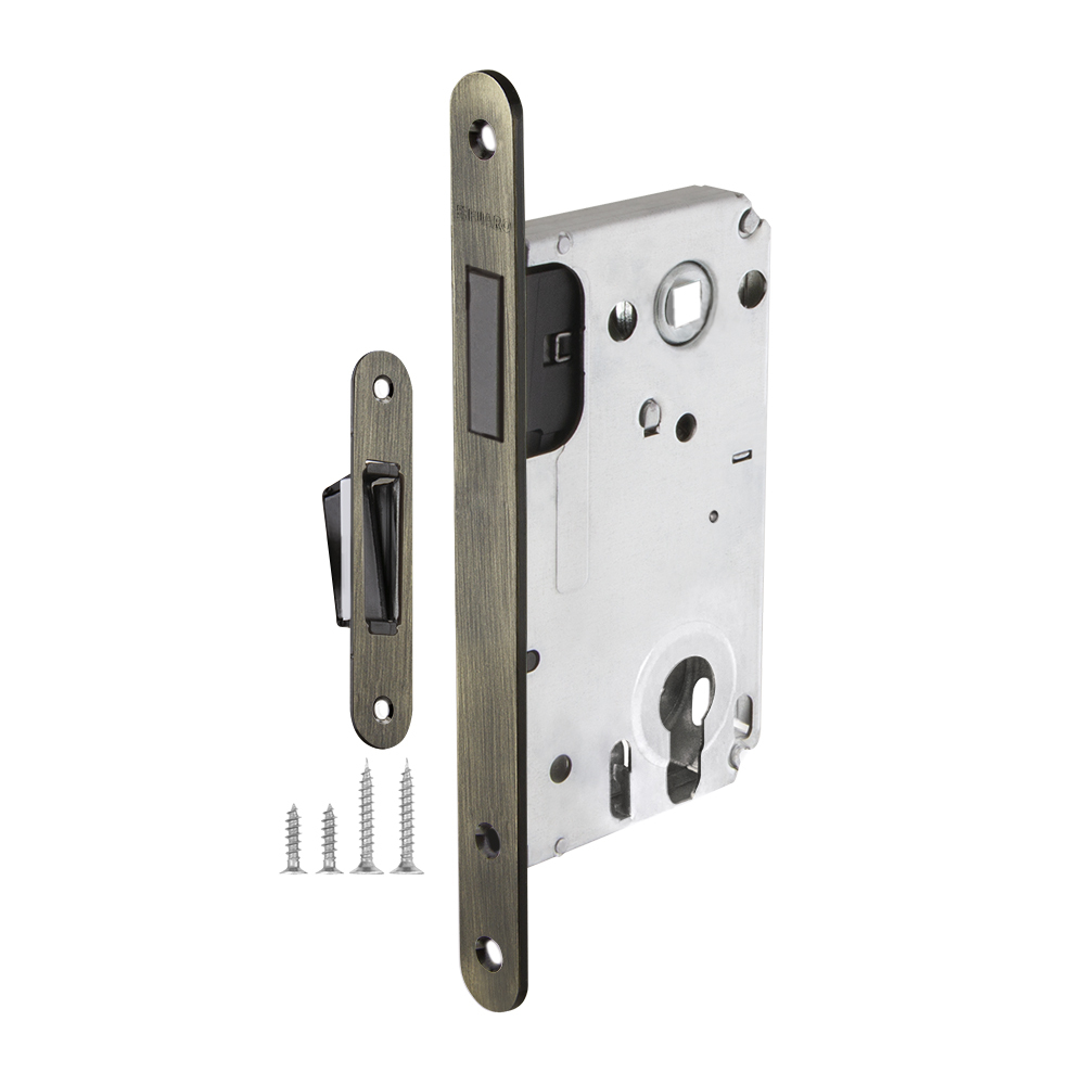 Замок под цилиндр магнитный Фуаро MAGN5300-M-C (5300-M-C) AB, цвет бронза (гарантия - 12 месяцев)