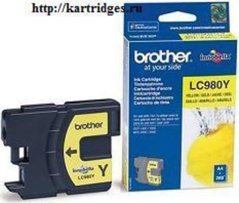 Картридж Brother LC980Y