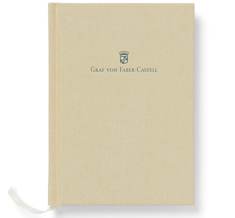 Книжка записная Graf von Faber-Castell в льняном переплете А4 Golden Brown