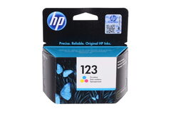 Картридж струйный HP 123, F6V16AE, трехцветный, совместимые модели DeskJet 2130