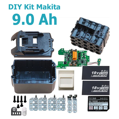 DIY Kit набор Star для аккумулятора Makita 9A.h, на 15 элементов 18650