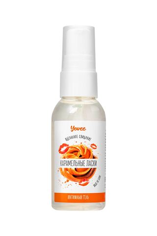 Съедобная гель-смазка Yovee «Карамельные ласки» с Д-пантенолом и вкусом Dulce de Leche - 50 мл. - ToyFa Yovee 721014