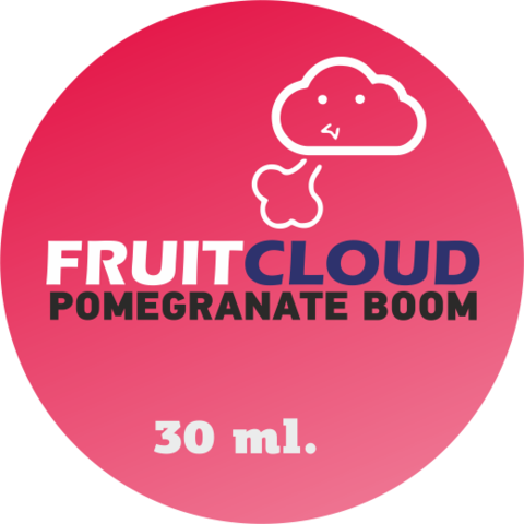 Премиум жидкость для электронных сигарет Pomegranate Boom, 6 мг