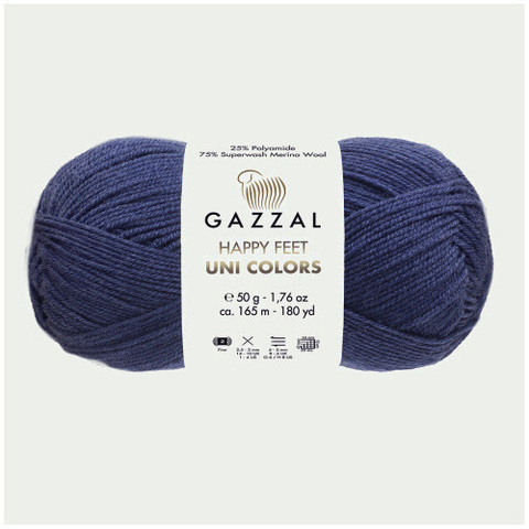 Gazzal Happy Feet Uni Colors 3565 темный джинс