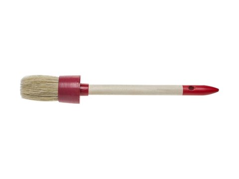 STAYER UNIVERSAL 55 мм, пластмассовый корпус, светлая натуральная щетина, деревянная ручка, Круглая кисть, MASTER (0141-55) 12 шт
