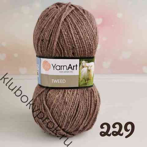 YARNART TWEED 229, Коричневый