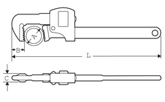 Трубный ключ SUPER-EGO STILLSON 24