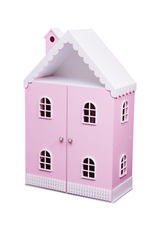 Кукольный домик «Вероника» розово-белый с дверками