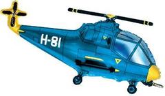 F Мини-фигура, Вертолет (синий), 14