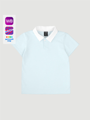 Поло с коротким рукавом Mjölk White Blue