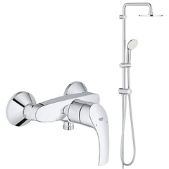 GROHE 124410 Eurosmart 2015 Промо набор 2 в 1: Eurosmart 2015 Смеситель для ванны (33555002), New Tempesta 200 Душевая система с переключателем (27389002) фото