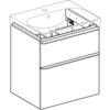 Geberit 500.229.01.1+500.352.JR.1 500.229.01.1+500.352.JR.1 Smyle Square Раковина 60х48 см+Smyle Square Шкафчик под раковину 60 см, высота 61.7 см, цвет "пекан"