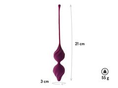 Фиолетовые вагинальные шарики Alcor - 