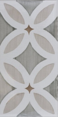 Adex Studio Cenefa Flores Dawn 7.4x14.8