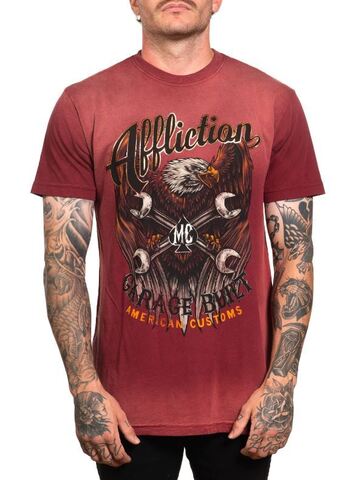 Affliction | Футболка мужская AC BORN FREE A25581 перед