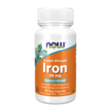Железо 36 мг, Double Strength Iron 36 mg, Now Foods, 90 капсул 1